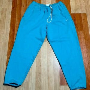 Blue Nike baggy joggers